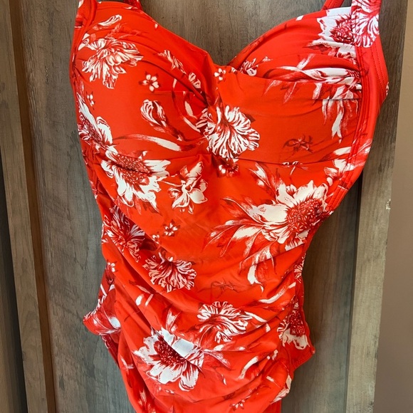 Women’s NIPTUCK Floral One-Piece Swimsuit Size 4 - Picture 4 of 9